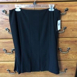 AB Studio Black Pleated Skirt